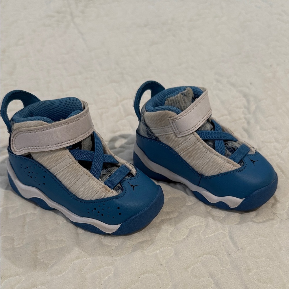 Baby Jordan 6 Rings White Dutch Blue (TD)
